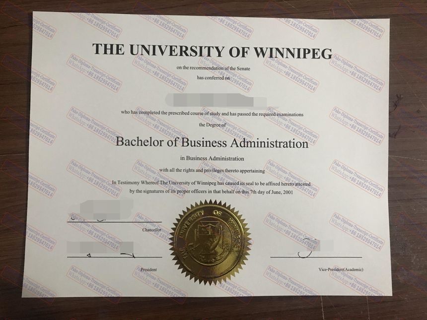 Purchase phony The University of Winnipeg Diploma