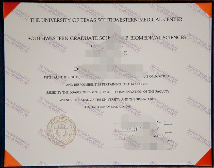 Purchase phony UT Southwestern Medical Center Degree