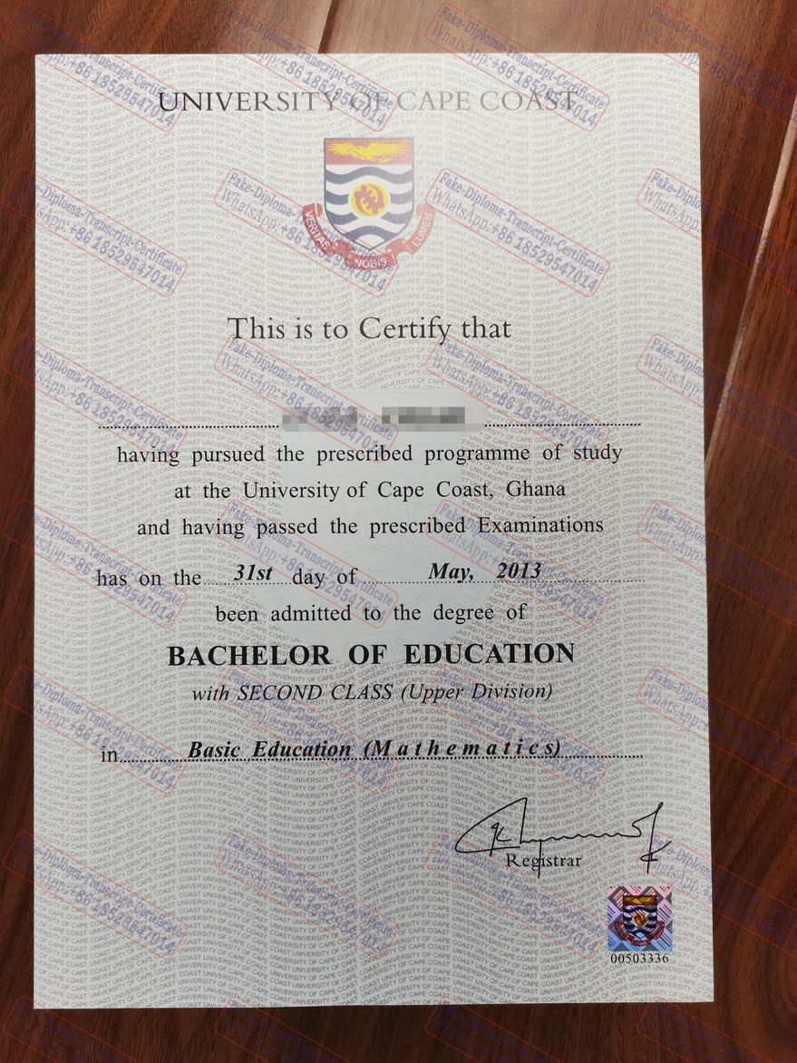 Purchase phony University of Cape Coast Diploma