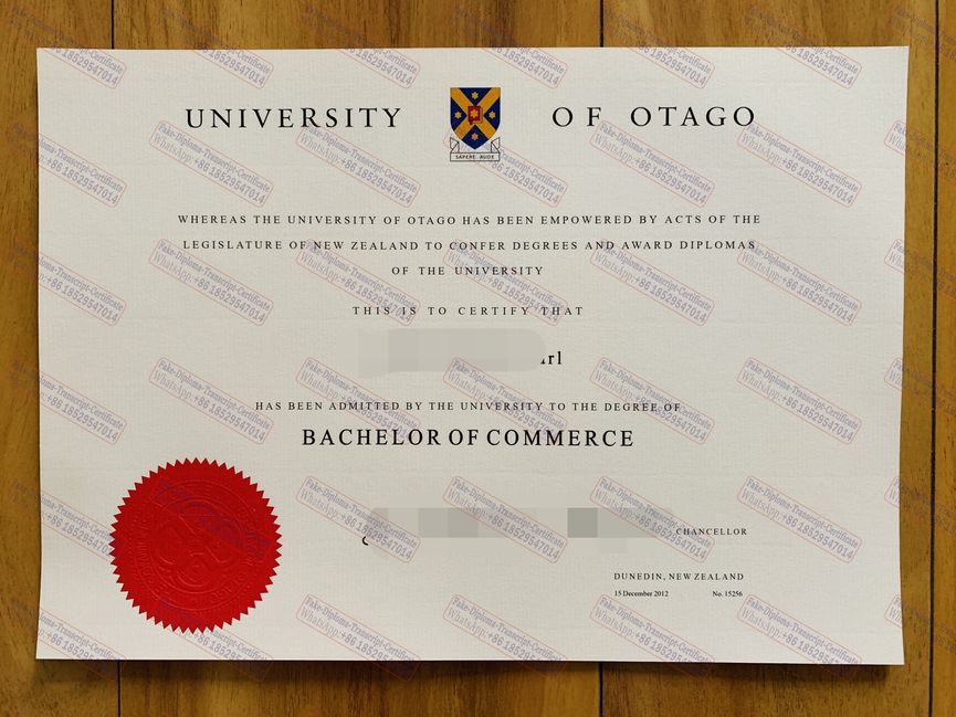 Purchase phony University of Otago Degree