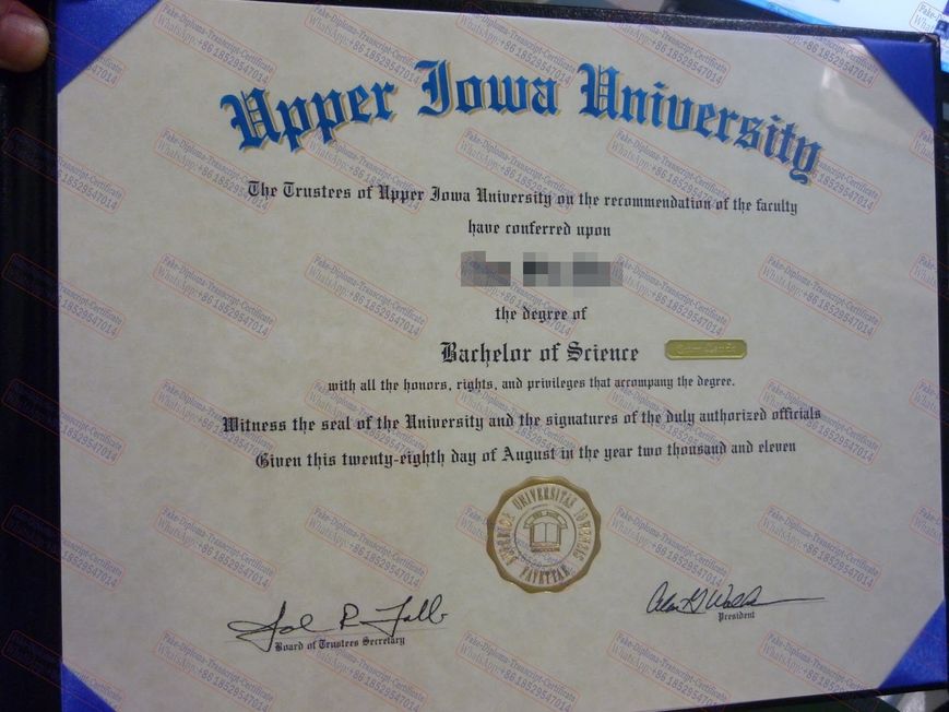 Purchase phony Upper Iowa University Certificate