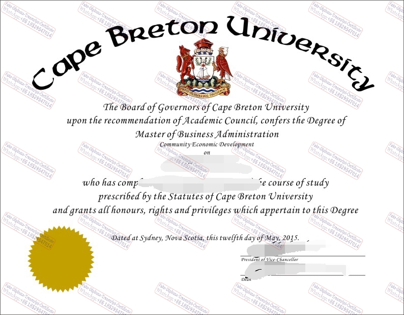 The best website to buy fake Cape Breton University Diploma