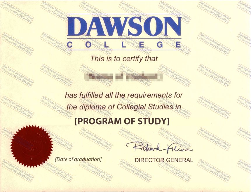 The best website to buy fake Dawson College Certificate