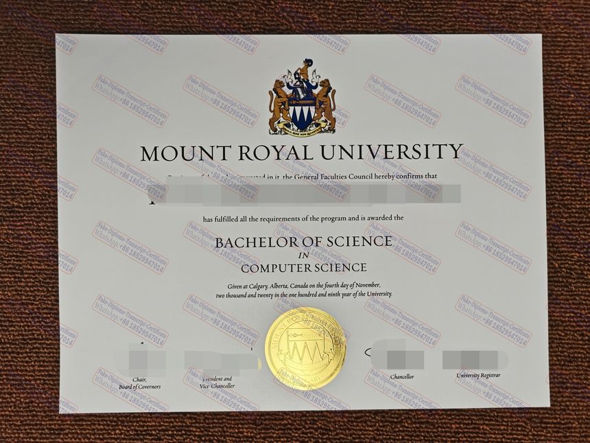 The best website to buy fake Mount Royal University Diploma