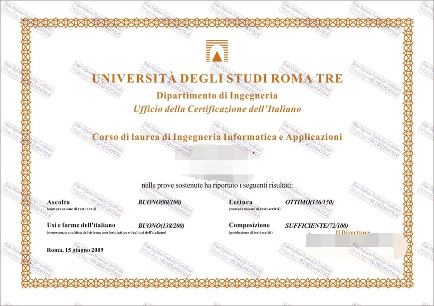 The best website to buy fake Roma Tre University Diploma