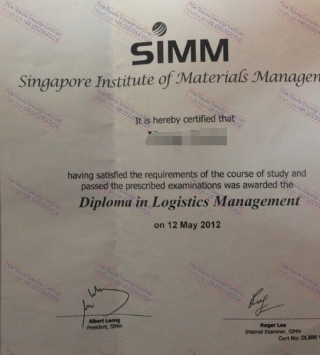 The best website to buy fake Singapore Institute of Materials Management Certificate