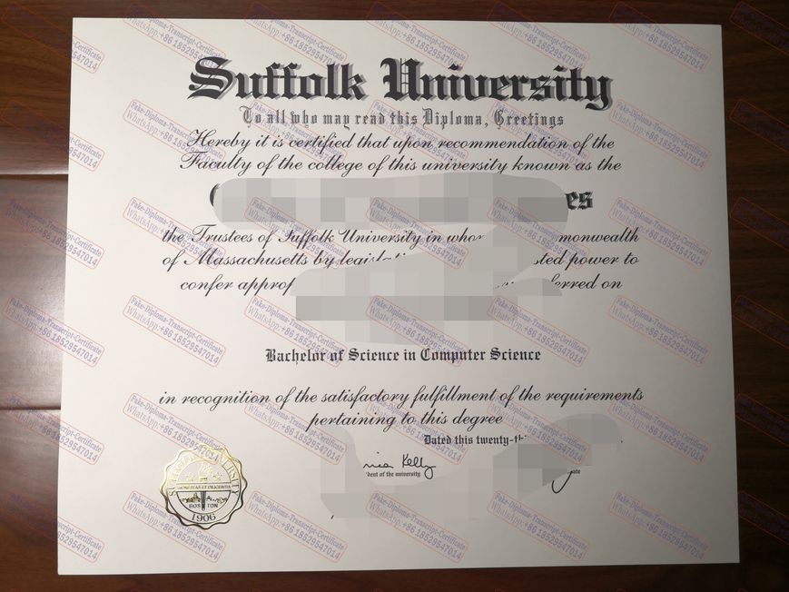 The best website to buy fake Suffolk University Certificate