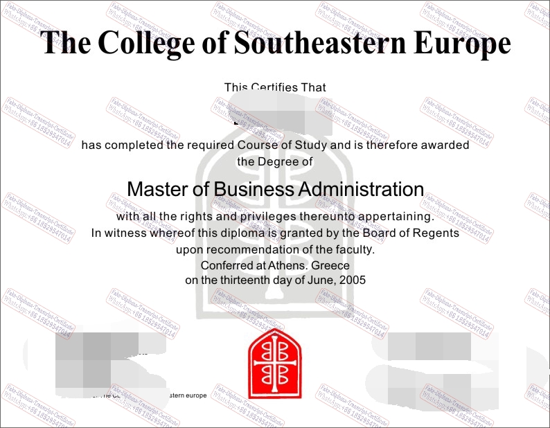 The best website to buy fake The College of Southeastrrn Europe Degree