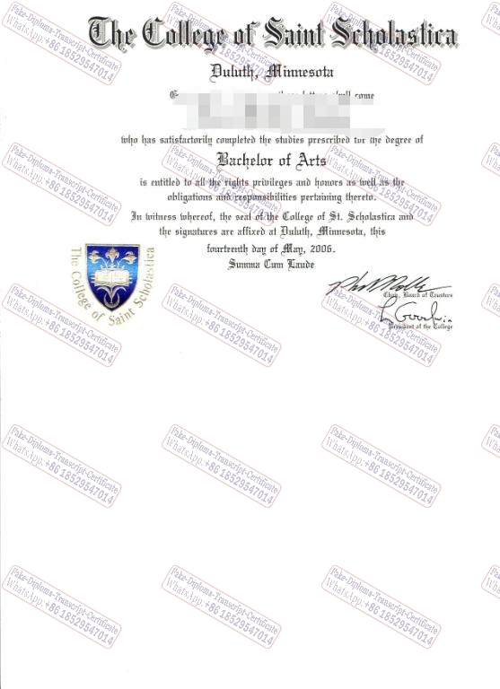 The best website to buy fake The College of St. Scholastica Diploma