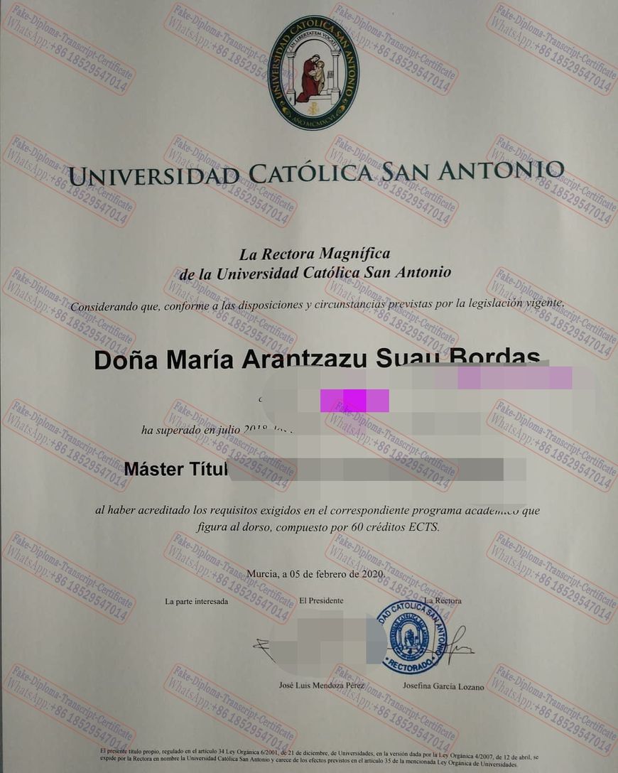 The best website to buy fake UCAM Universidad Católica San Antonio de Murcia Degree