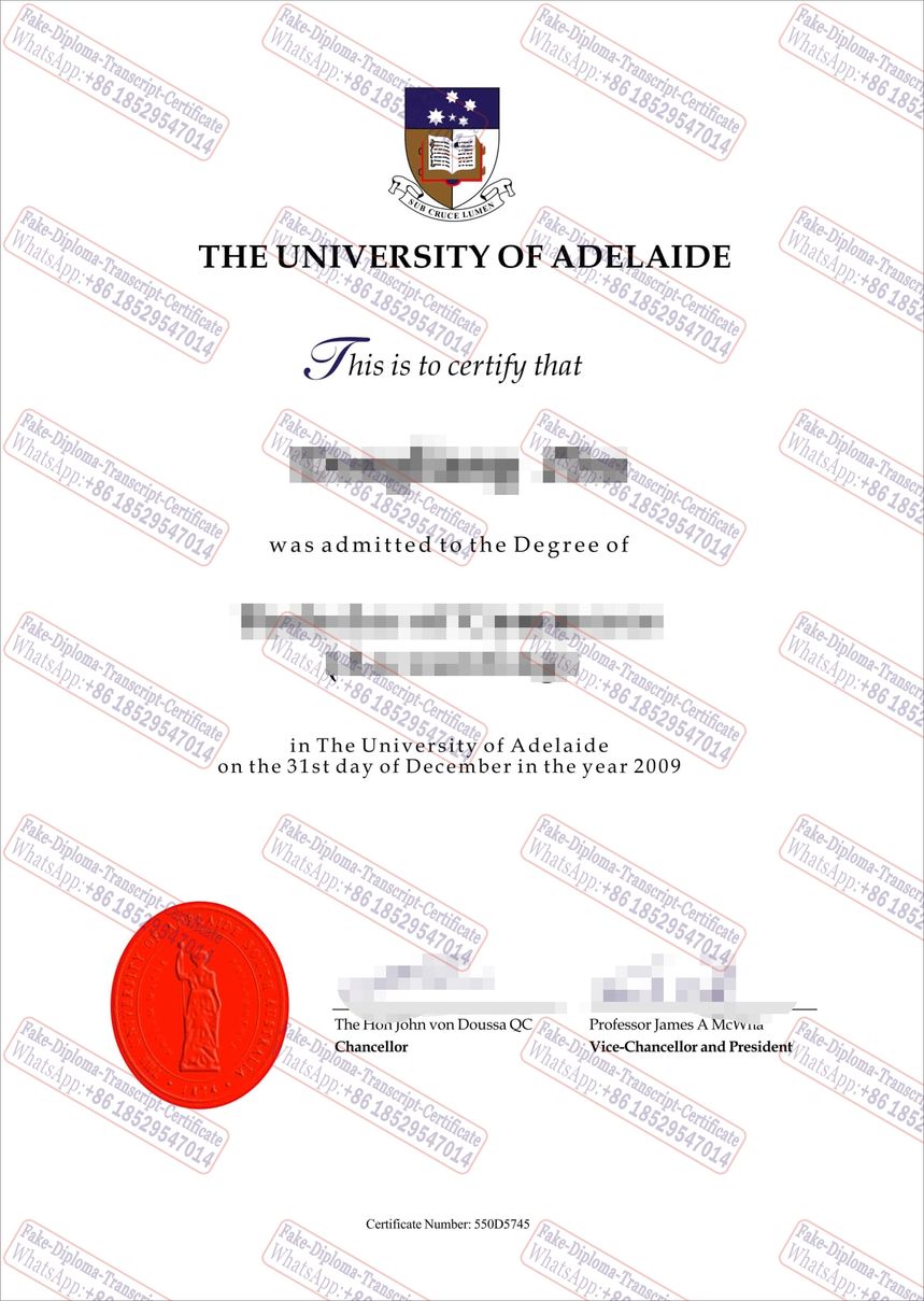 The best website to buy fake University of Adelaide Degree