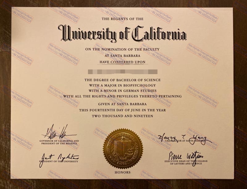 The best website to buy fake University of California, Santa Barbara Certificate