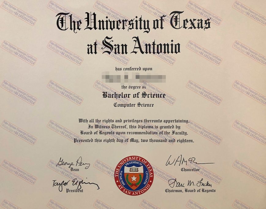 The best website to buy fake University of Texas at San Antonio Diploma