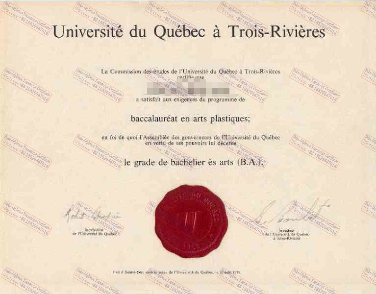 The best website to buy fake Université du Québec à Trois Rivières Diploma