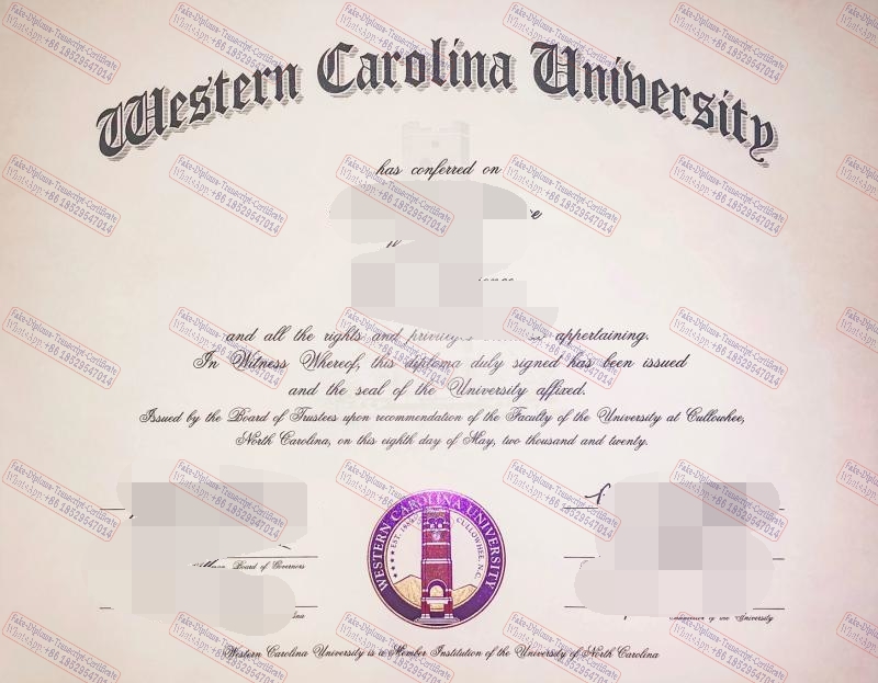 The best website to buy fake Western Carolina University Degree