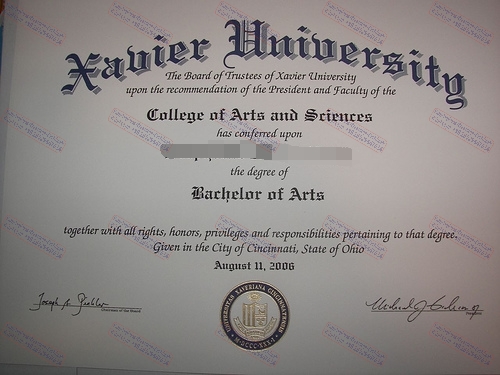 The best website to buy fake Xavier University (Cincinnati Degree