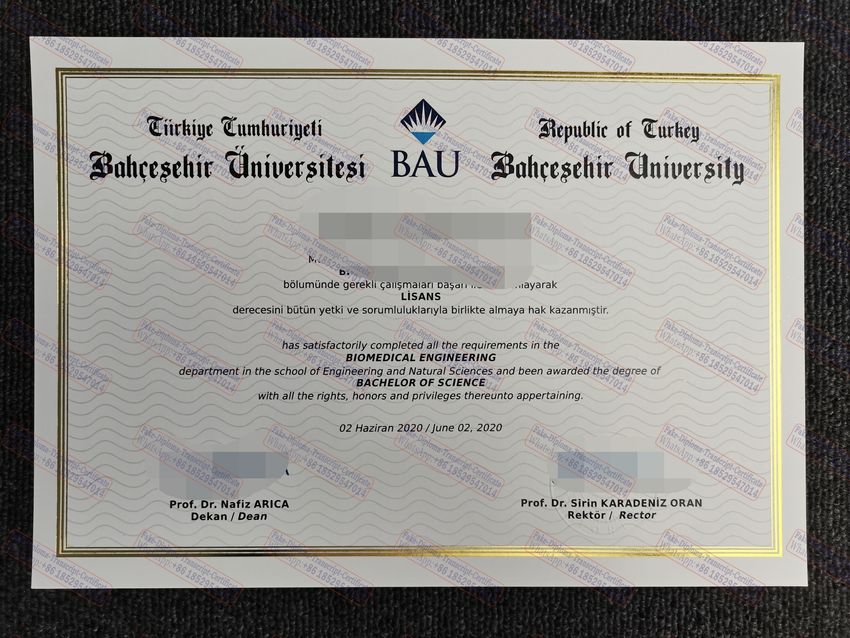 The steps to buy fake Bahcesehir University Diploma