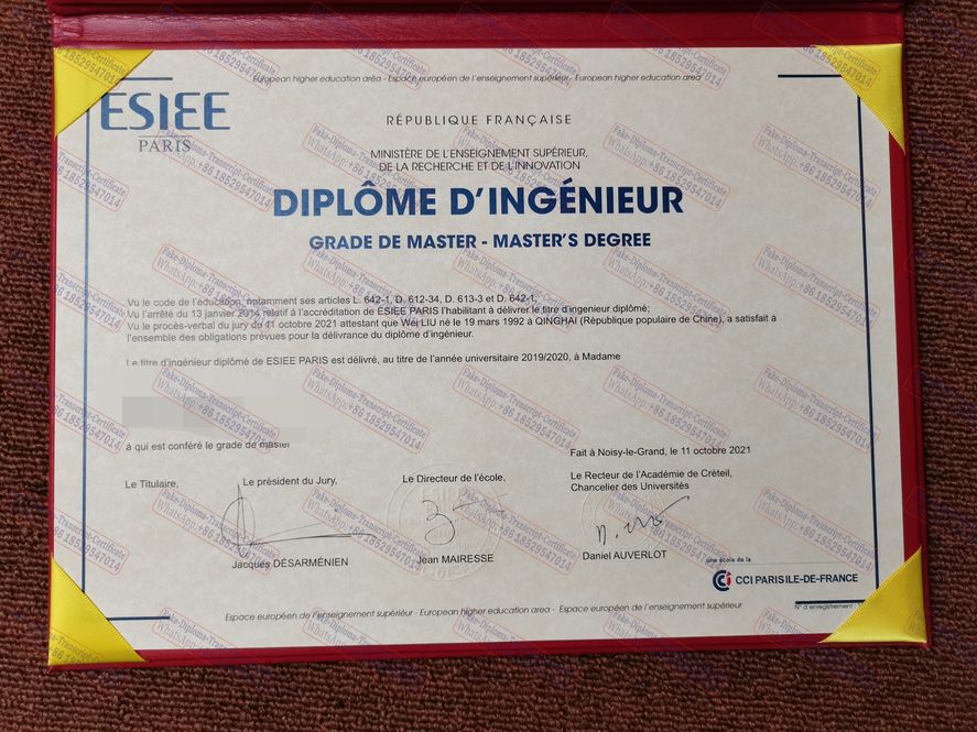 The steps to buy fake ESIEE Paris Degree