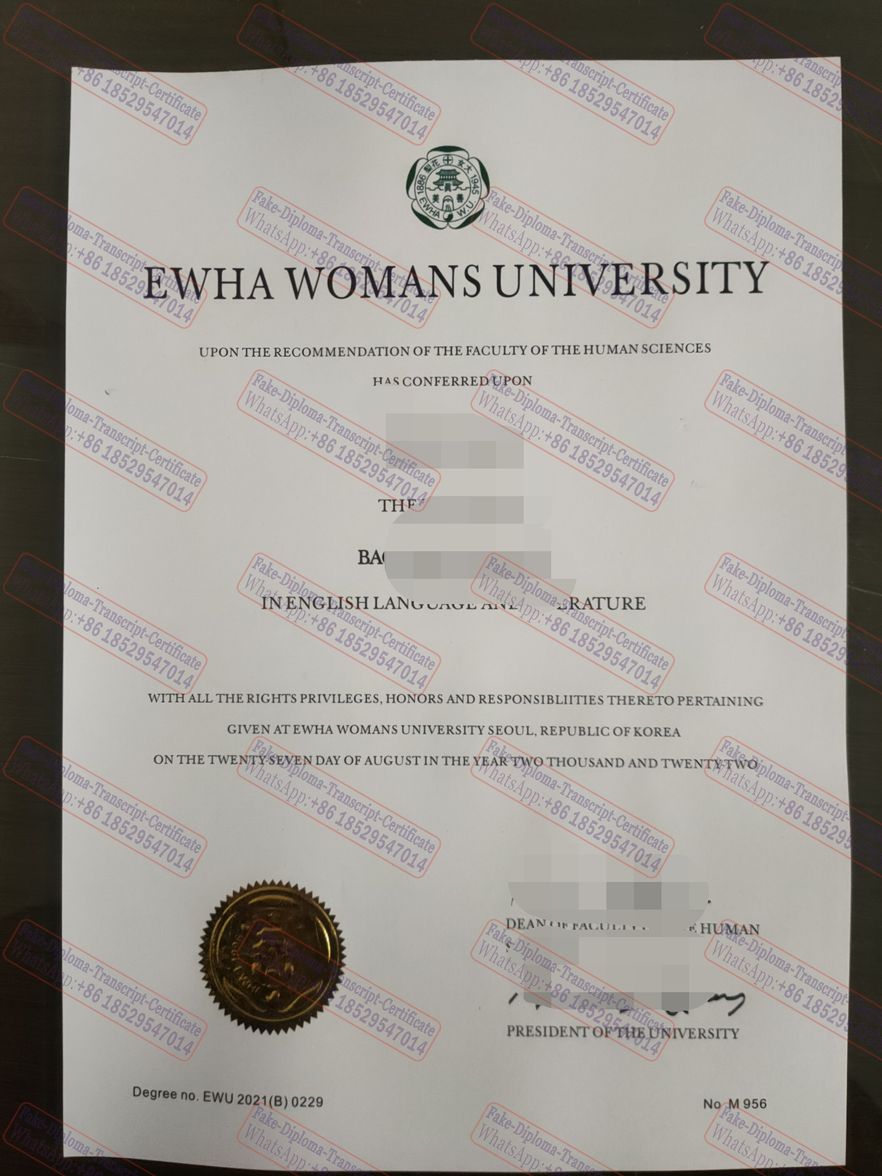 The steps to buy fake Ewha Womans University Degree