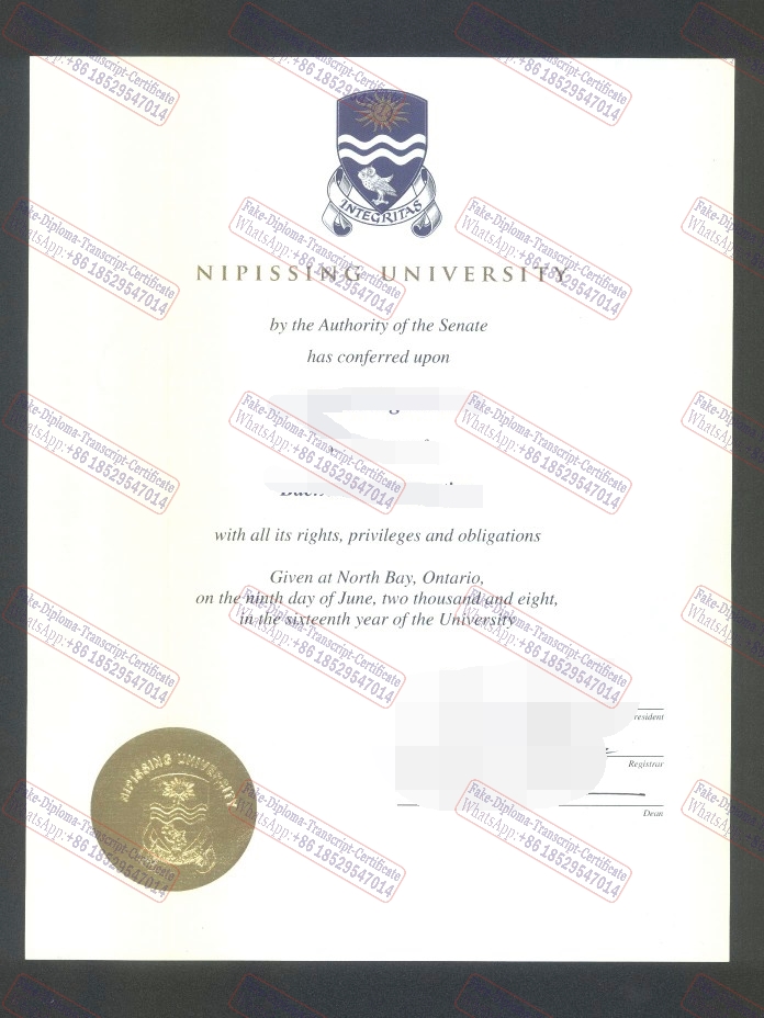 The steps to buy fake Nipissing University Diploma