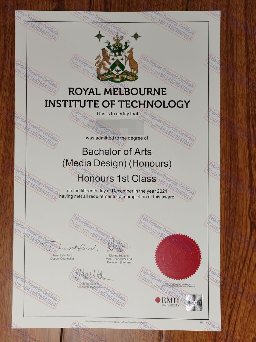 The steps to buy fake Royal Melbourne Institute of Technology Certificate