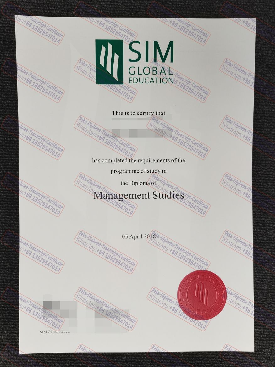 The steps to buy fake SIM Global Education Diploma