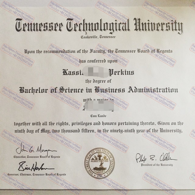 The steps to buy fake Tennessee Technological University Degree