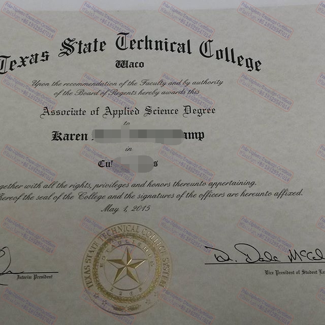 The steps to buy fake Texas State Technical College Diploma