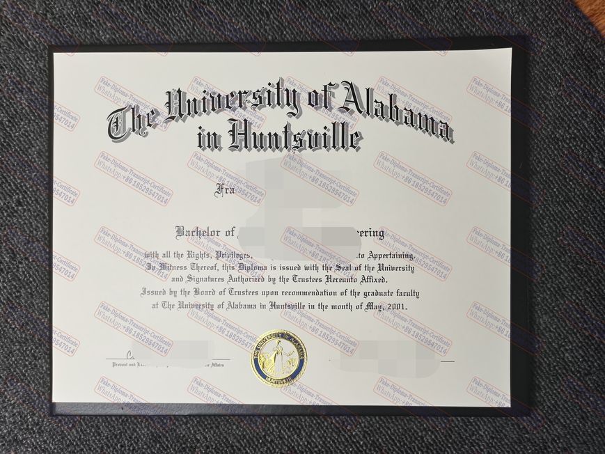 The steps to buy fake The University of Alabama Certificate