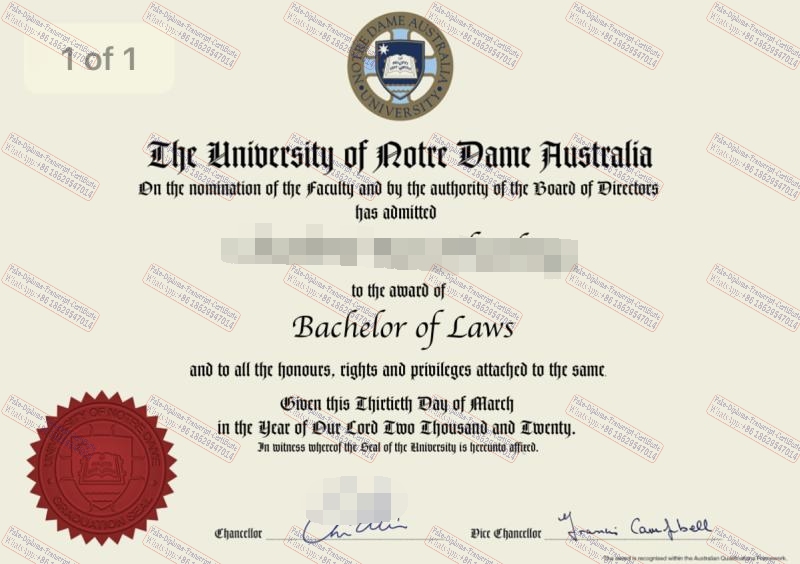 The steps to buy fake The University of Notre Dame Australia Degree