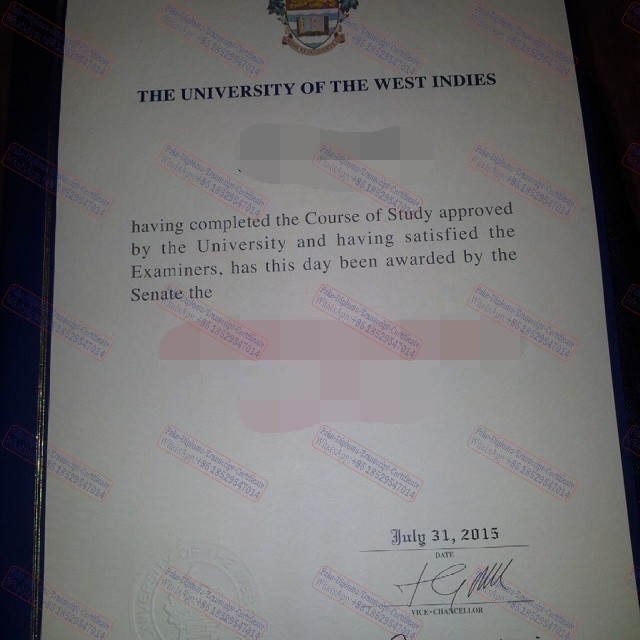 The steps to buy fake The University of the West Indies Diploma