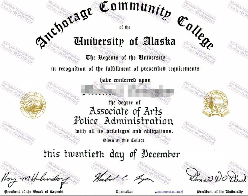 The steps to buy fake University of Alaska Anchorage Degree