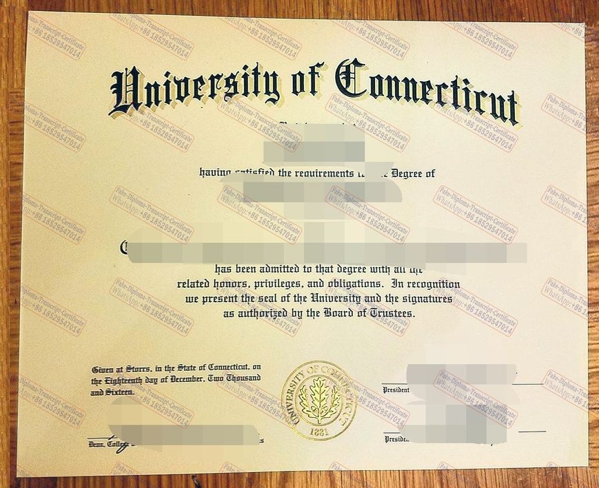 The steps to buy fake University of Connecticut Certificate