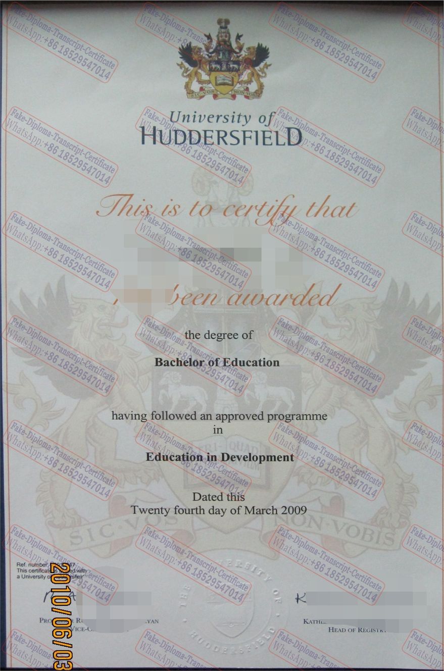 The steps to buy fake University of Huddersfield Diploma