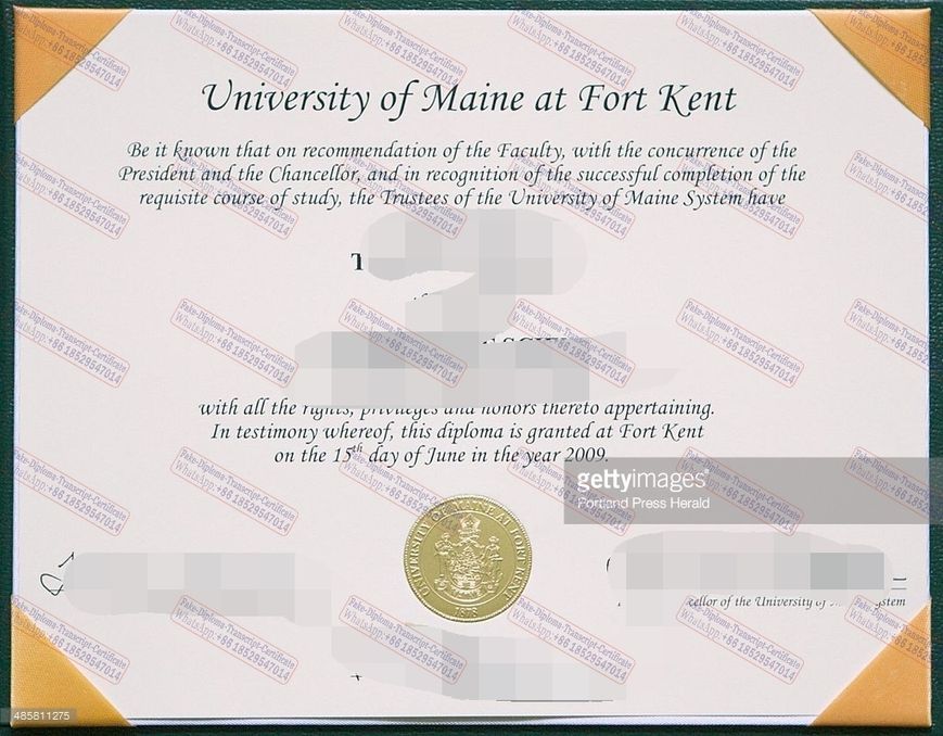 The steps to buy fake University of Maine at Fort Kent Certificate