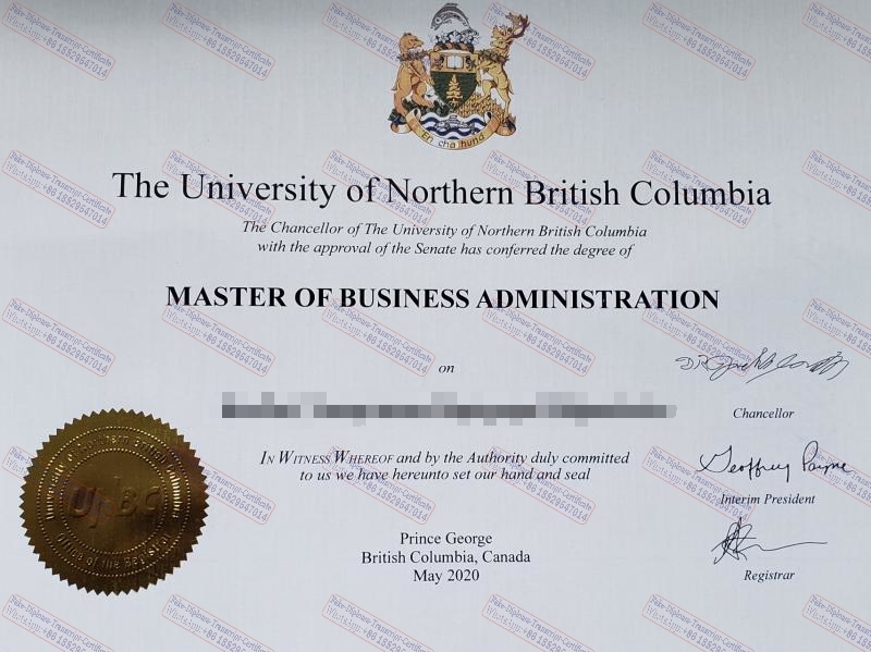 The steps to buy fake University of Northern British Columbia Diploma