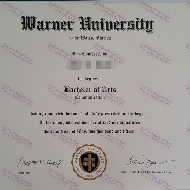 The steps to buy fake Warner University Certificate